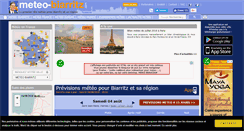 Desktop Screenshot of meteo-biarritz.com