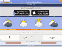 Tablet Screenshot of meteo-biarritz.com